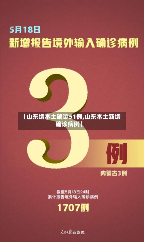【山东增本土确诊51例,山东本土新增确诊病例】