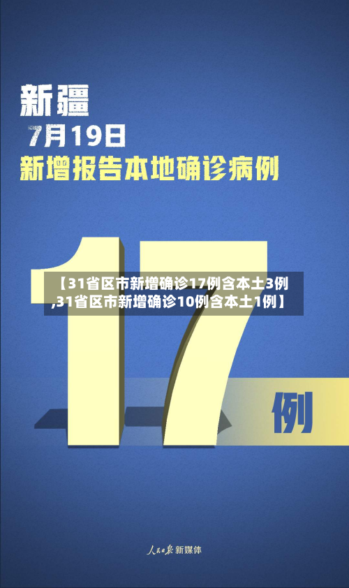 【31省区市新增确诊17例含本土3例,31省区市新增确诊10例含本土1例】