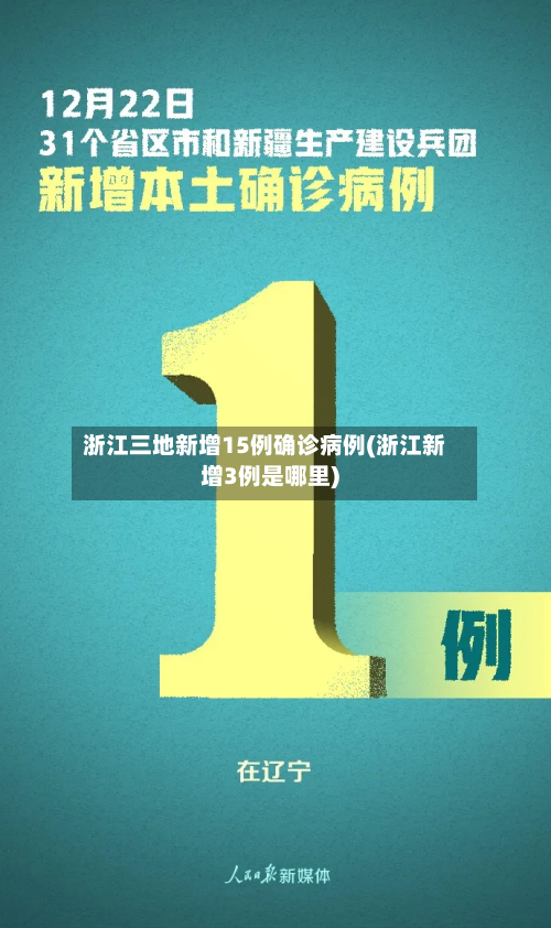 浙江三地新增15例确诊病例(浙江新增3例是哪里)