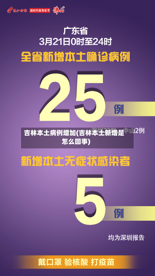 吉林本土病例增加(吉林本土新增是怎么回事)
