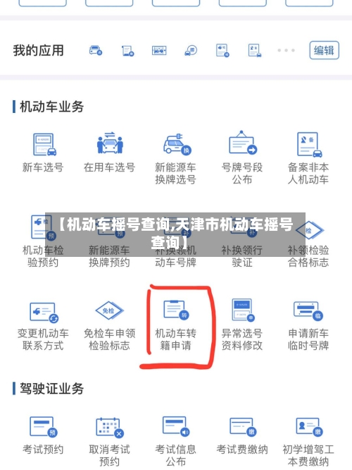 【机动车摇号查询,天津市机动车摇号查询】-第2张图片